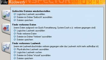 PC Inspector File Recovery screenshot