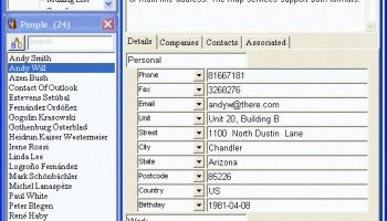 Open Contacts screenshot