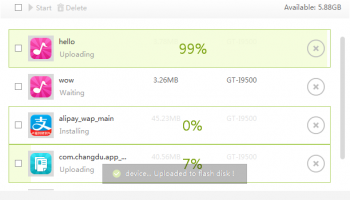 MoboLot for Android Transfer screenshot