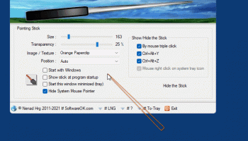 PointerStick screenshot