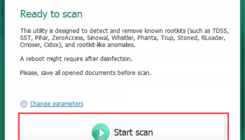 TDSSKiller screenshot