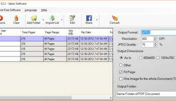 PDF To JPG Expert screenshot