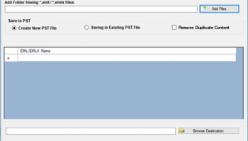 EML to Outlook Converter screenshot