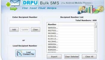 Android Mobile Messaging Software screenshot