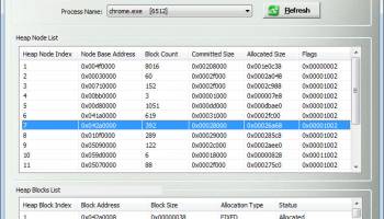 Process Heap Viewer screenshot