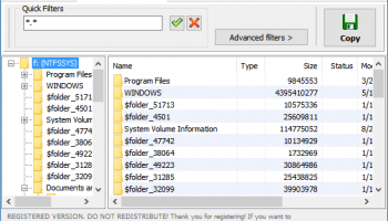 DiskTuna DFR Deleted File Recovery screenshot