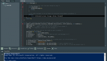 Embarcadero Dev C++ screenshot