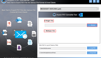 Outlook PST Converter screenshot