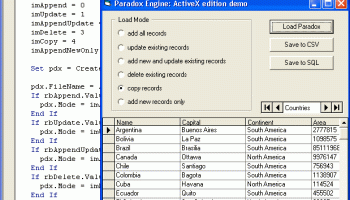 Paradox Direct Engine (ActiveX) screenshot