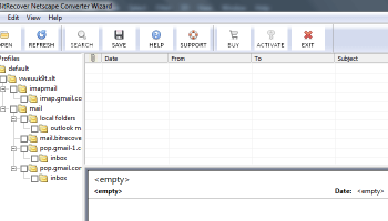 Netscape Converter Wizard screenshot
