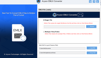 Aryson EMLX Converter screenshot