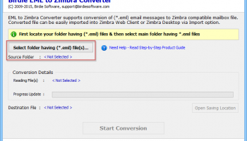 Lotus Notes to Zimbra screenshot