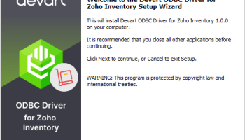 Zoho Inventory ODBC Driver by Devart screenshot