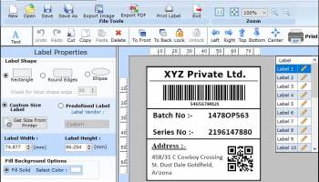 Distribution Industry Barcodes Software screenshot