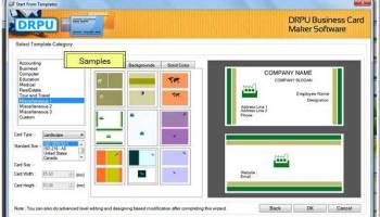 Business Card Designer screenshot