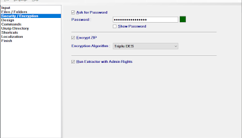 ZIP Self Extractor Maker screenshot