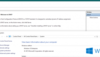 DHCP Console for Windows 10 screenshot