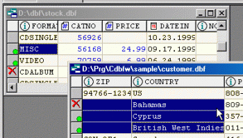 CDBF - DBF Viewer and Editor screenshot