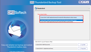 MigrateEmails Thunderbird Backup Tool screenshot