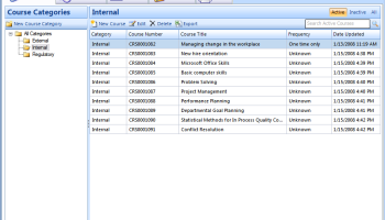 Training Manager Standard Edition screenshot