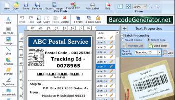 Bank Barcode Generator screenshot