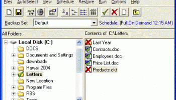 RBackup for Online Backup Services screenshot