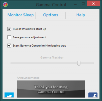 Gamma Control screenshot