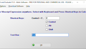 Select and Evaluate screenshot