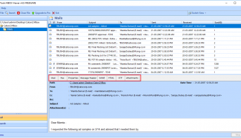 MBOX File Viewer Freeware screenshot
