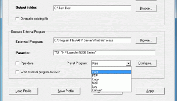 AFP Server screenshot