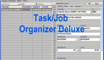 Task, Job Organizer Deluxe screenshot