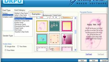 Greeting Cards Designing Program screenshot