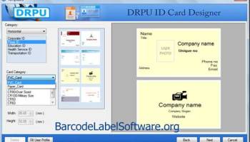 Card Design Software screenshot