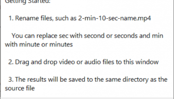 Easiest Free Video End Cropper screenshot
