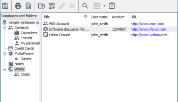 Password Manager XP screenshot