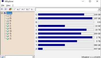 WExplorer screenshot