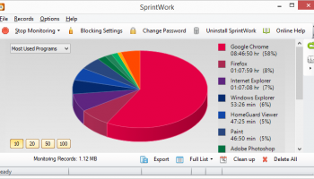 SprintWork Distraction Blocker 64 bit screenshot