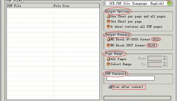VeryPDF PDF to Excel OCR Converter screenshot