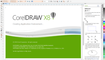 CorelDRAW X8 screenshot