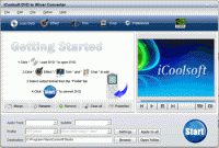 iCoolsoft DVD to iRiver Converter screenshot