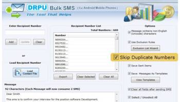 Android Text Messaging Software screenshot