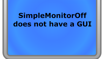 SimpleMonitorOff screenshot
