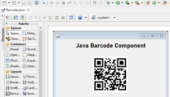 Java QR Code 2D Barcode Generator screenshot