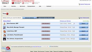 Click4Time eScheduling screenshot