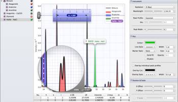 CrystalDiffract screenshot