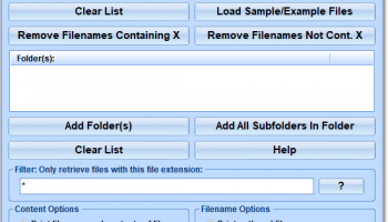 Print List Of Files And Their Contents Software screenshot