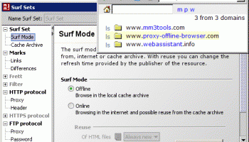 MM3-WebAssistant - Proxy Offline Browser screenshot
