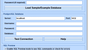 MS Access Tables To PostgreSQL Converter Software screenshot