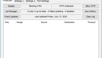 PeerBlock screenshot