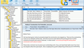 eSoftTools PST to Zimbra screenshot